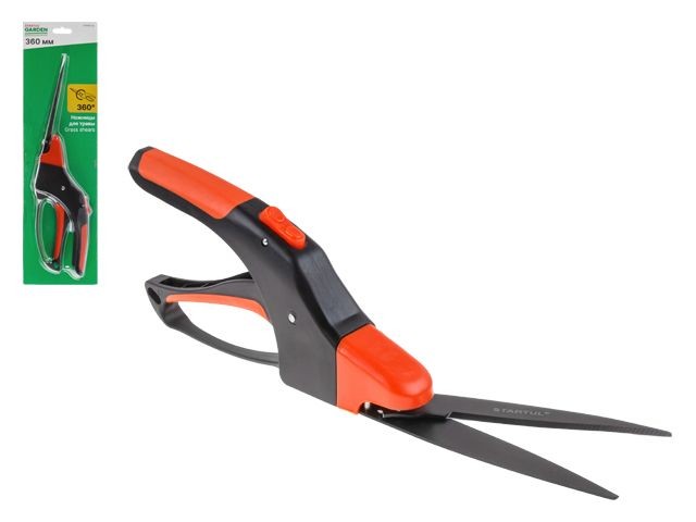 Купить ножницы для травы поворотные STARTUL GARDEN (ST6093-05) (поворот на 360 градусов, длина 360мм)