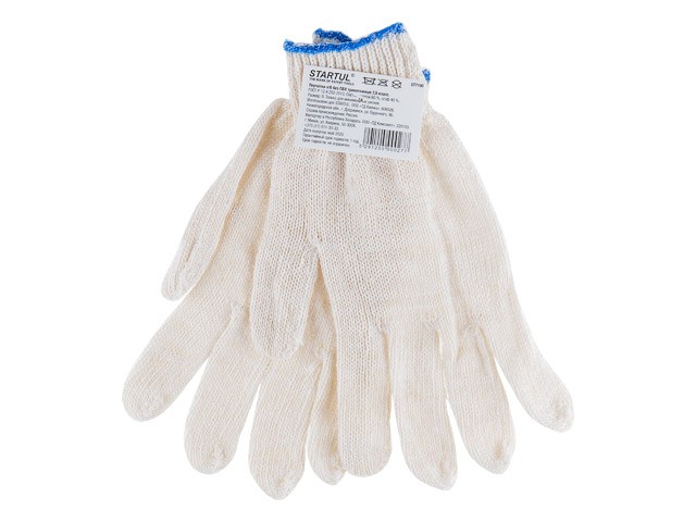 Купить перчатки х/б без ПВХ трикотажные 7,5класс STARTUL (ST7190)
