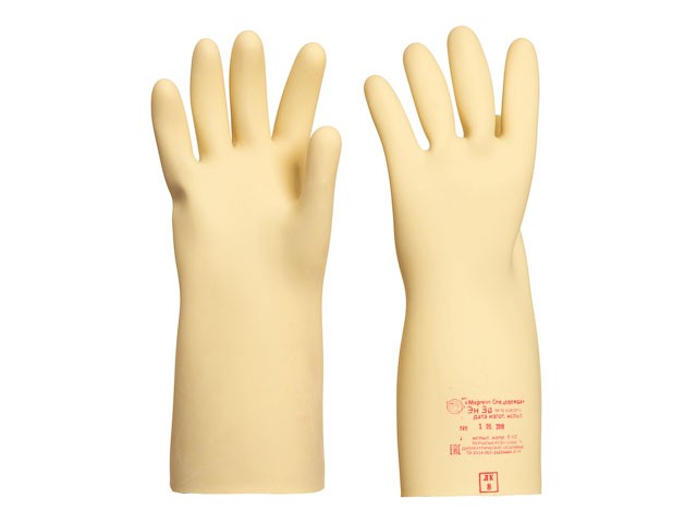Купить перчатки диэлектрические бесшовные р-р №3 (ПЕР001)