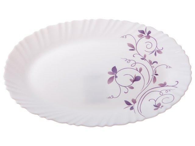 Купить блюдо стеклокерамическое, 320 мм, овальное, серия Пурпурное сияние, DIVA LA OPALA (Collection Classique Прекрасный подарок) (13-132022)