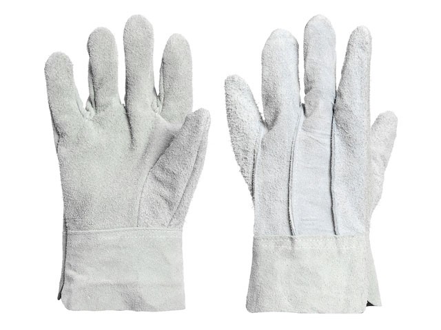 Купить перчатки спилковые серые (р. 10,5) (ПЕР067)