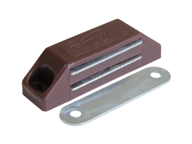 Купить защелка магнитная большая, коричневая (2 шт в зип-локе) STARFIX (SMZ1-2342-2)