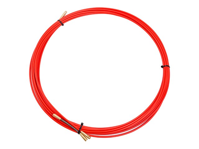 Купить протяжка кабельная (мини УЗК в бухте), стеклопруток, d=3,5 мм 10 м красная (47-1010) (REXANT)