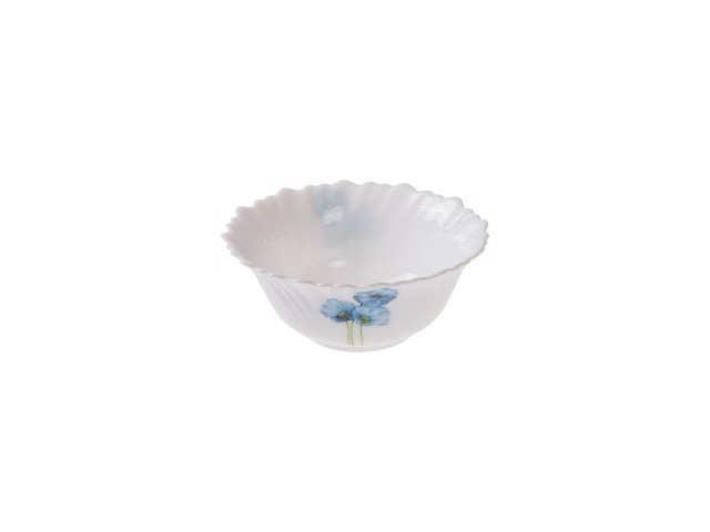 Купить салатник стеклокерамический, 125 мм, круглый, серия Синий мак, DIVA LA OPALA (Collection Classique) (15-112521)