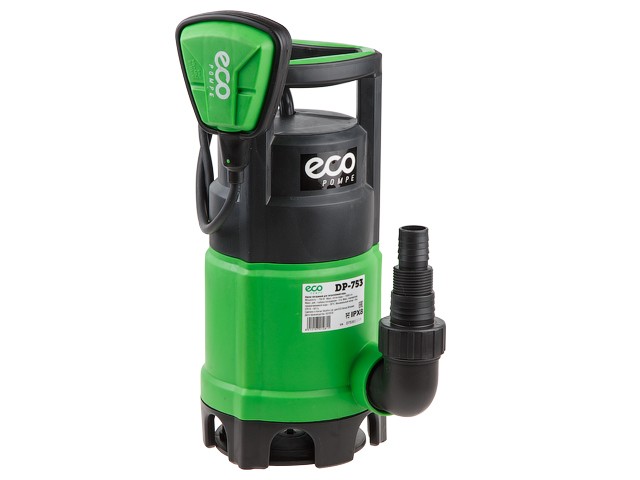 Купить насос погружной для загрязненной воды ECO DP-753, 750Вт (750 Вт, 13000 л/ч, 9 м)