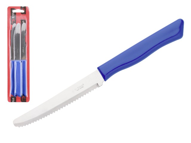 Купить набор ножей столовых, 3шт., серия PARATY, голубые сан марино, DI SOLLE (Супер цена! Длина: 200 мм, длина лезвия: 103 мм, толщина: 0,8 мм. Прочная плас