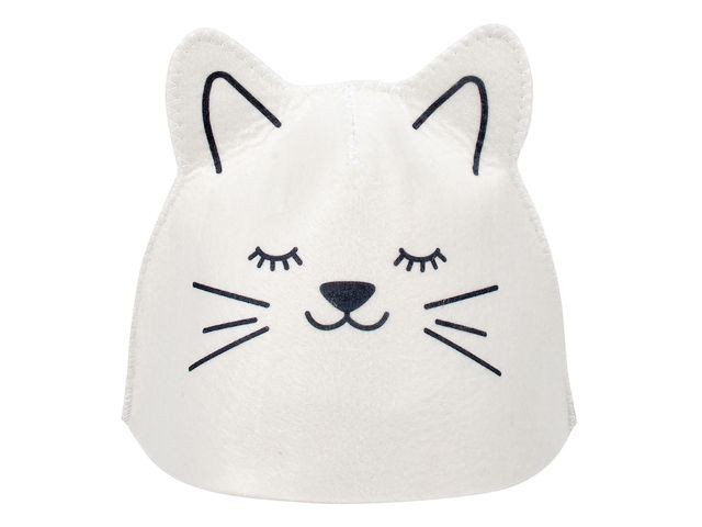 Купить шапка для бани и сауны детская <Котёнок> "Hot Pot", из войлока (41339) (HOT POT)