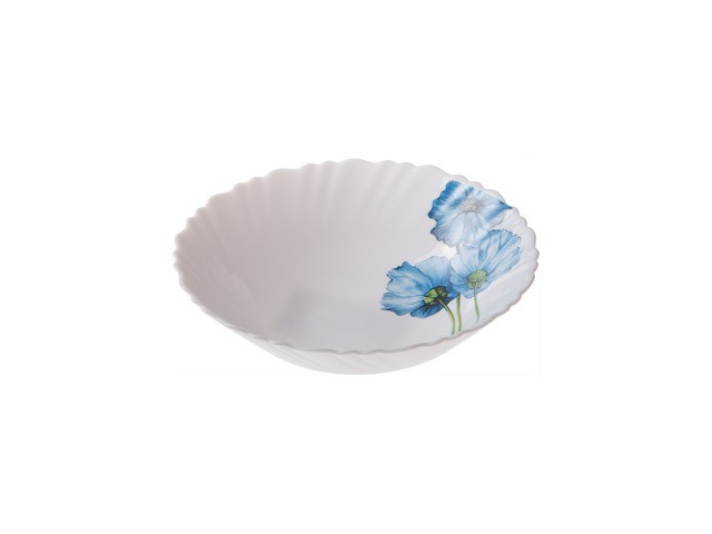 Купить салатник стеклокерамический, 170 мм, круглый, серия Синий мак, DIVA LA OPALA (Collection Classique) (15-117021)