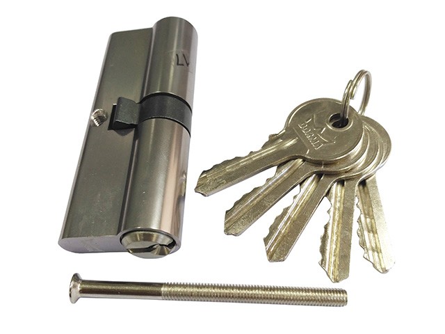 Купить евроцилиндр DORMA CBR-1 90 (35x55) никель (перфорированный ключ) (7039000000049)