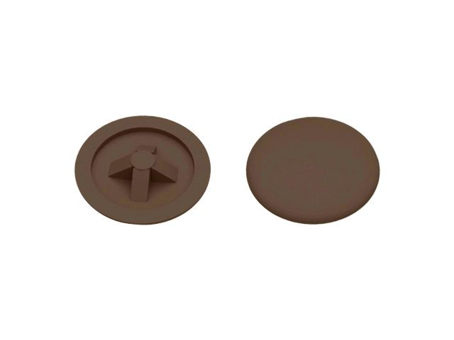 Купить заглушка для самореза PH2, декоративная коричневая (50 шт в зип-локе) STARFIX (SMZ1-63013-50)