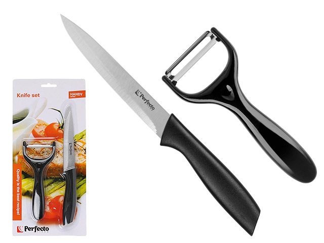 Купить набор ножей 2 шт. (нож кух. 22.5 см, нож для овощей 14.5 см), серия Handy, PERFECTO LINEA  (21-162201)