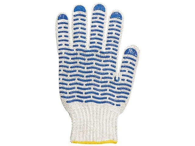 Купить перчатки х/б с ПВХ "Волна" 10класс (403В) (Континент-Сити)