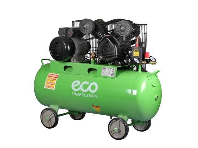 Купить компрессор ECO AE-704-22 (340 л/мин, 8 атм, ременной, масляный, ресив. 70 л, 220 В, 2.20 кВт)
