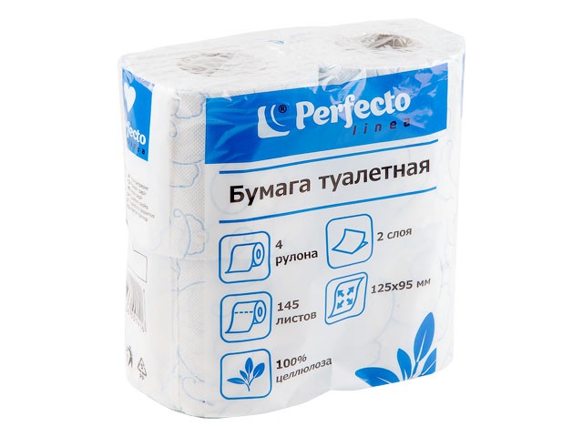 Купить бумага туалетная, PERFECTO LINEA (66-001416)