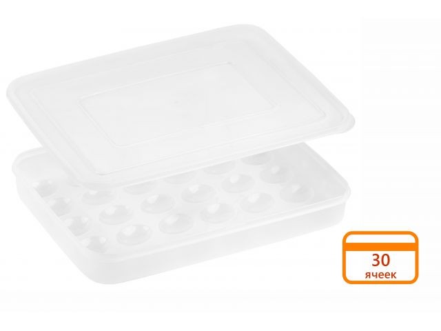 Купить контейнер для хранения яиц, 30 ячеек, прозрачный, PERFECTO LINEA (34-342651)