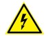 Купить наклейка знак электробезопасности <Опасность поражения электротоком> 50х50х50 мм REXANT (1шт-1 наклейка.На листе 10шт) (56-0006-2)