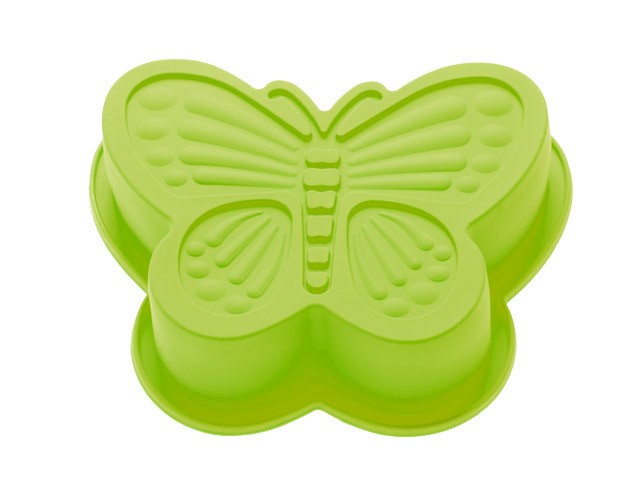 Купить форма для выпечки, силиконовая, бабочка, 16.5 х 13.5 х 3.5 см, зеленая, PERFECTO LINEA (20-001313)