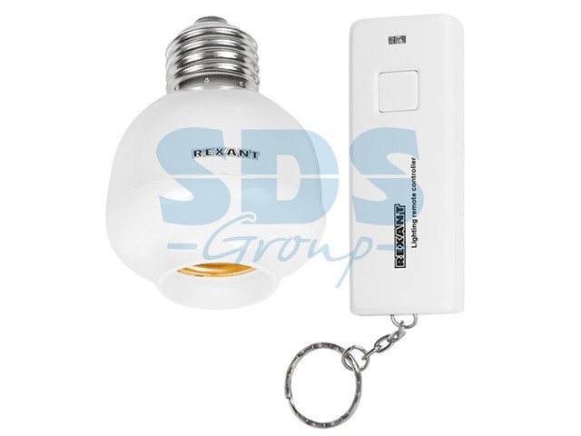 Купить цоколь для лампочки , с пультом дистанционного управления Rexant RX-15 (10-6016) (REXANT)