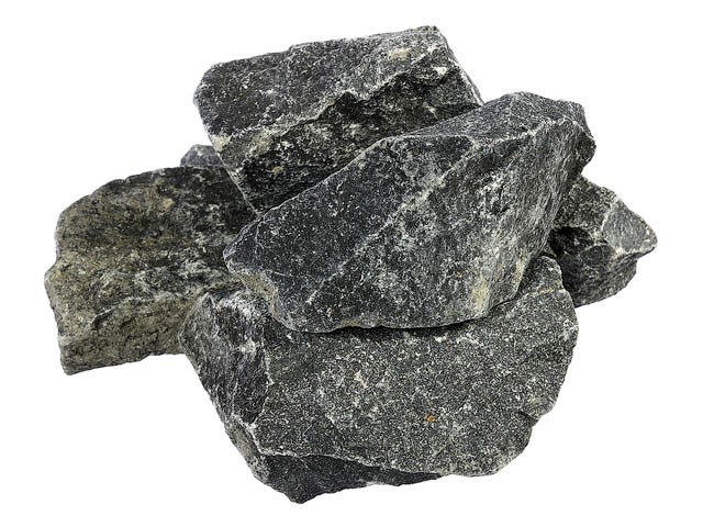 Купить камень Габбро-Диабаз, колотый, в коробке по 20 кг, "Банные штучки" (03305) (БАННЫЕ ШТУЧКИ)