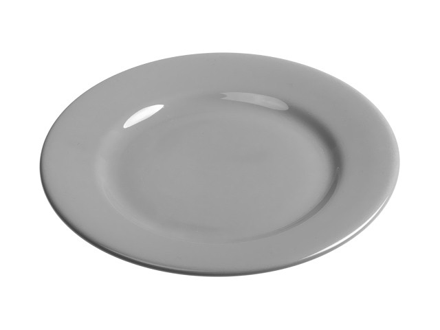Купить тарелка обеденная керамическая, 241 мм, круглая, серия Лапсеки, серая, PERFECTO LINEA (Супер цена!) (16-124619)