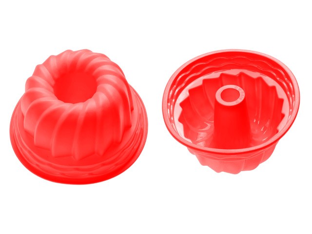 Купить форма для выпечки, силиконовая, кекс, 24 х 10.5 см, красная, PERFECTO LINEA (20-002815)