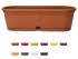 Купить ящик балконный для цветов Gerber (Гербера) 50x15 см с поддоном, DRINA (цвета в ассортименте) (10017)