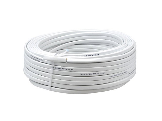 Купить кабель ВВГ-П 2х2,5 (бухта 100м) Б (ЭлПром) (1185806) (ЭС)