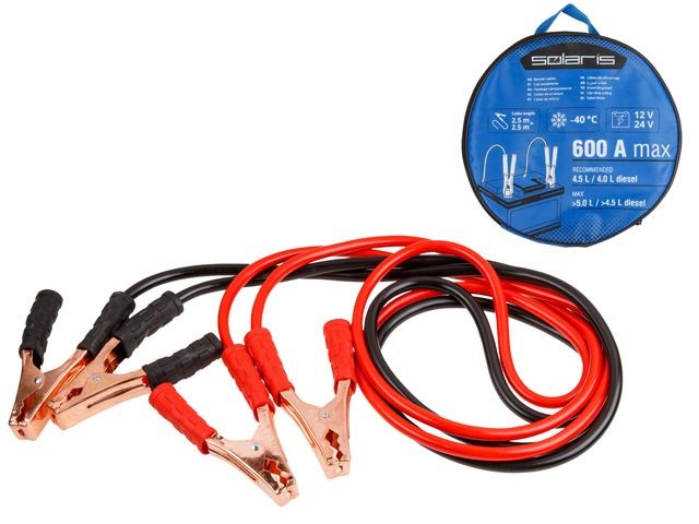 Купить провода прикуривания 600 Ампер SOLARIS (SL2910-3)