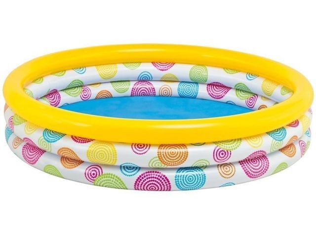 Купить надувной детский бассейн Rainbow Ombre, 168х38 см, INTEX (от 2 лет) (58449NP)