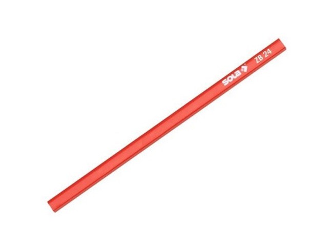 Купить карандаш разметочный 24см ZB 24 (SOLA) (КРАСНЫЙ. Для работы по дереву.) (66010520)