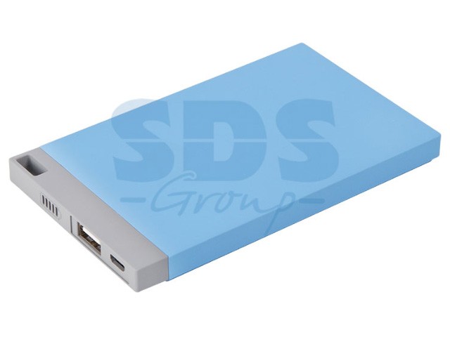 Купить устройство зарядное портативное Power Bank 4000 mAh USB голубое PROCONNECT (30-0500-3)