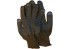 Купить перчатки х/б с ПВХ 10класс (серые,  синяя точка) (цвет серый, ПВХ синяя точка) (403) (Континент-Сити)