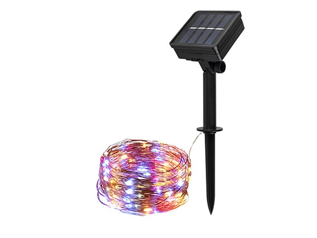 Купить светильник садовый на солнечной батарее SLR-G03-100M ФАZА (нить, мультицв., 100 LED) (5033467)