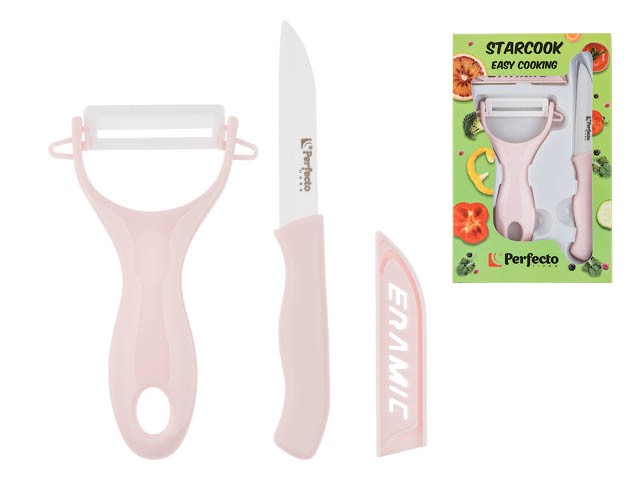 Купить набор ножей 2 шт. (нож кух.16 см, нож для овощей 13см), серия STARCOOK, PERFECTO LINEA (21-001010)