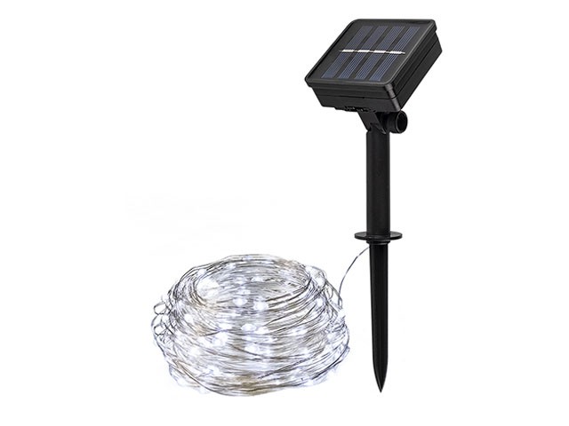 Купить светильник садовый на солнечной батарее SLR-G03-100W ФАZА (нить, хол. бел. 100 LED) (5033313)
