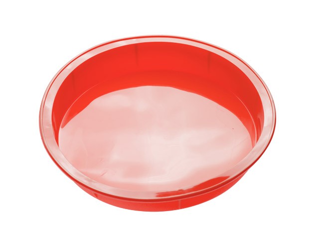 Купить форма для выпечки, силиконовая, круглая, 24 х 4 см, красная, PERFECTO LINEA (20-002915)