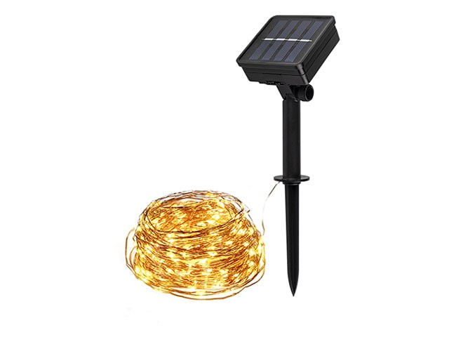 Купить светильник садовый на солнечной батарее SLR-G03-100Y ФАZА (нить, желт. 100 LED) (5033320)