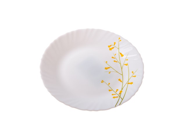 Купить тарелка десертная стеклокерамическая, 190 мм, круглая, серия Лимонник, DIVA LA OPALA (Collection Classique) (13-119023)