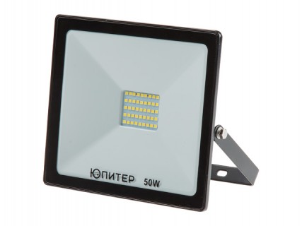 Прожектор светодиодный 50 Вт 6500K IP64 ЮПИТЕР (3800 лм, холодный белый свет) (JP1201-50)