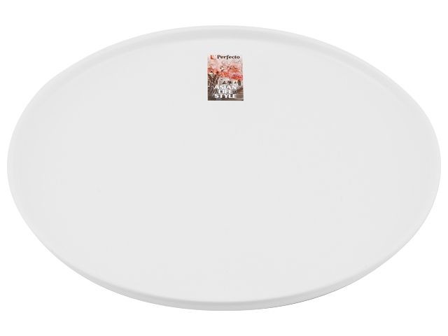 Купить тарелка обеденная керамическая, 25 см, серия ASIAN, белая, PERFECTO LINEA (17-112628)