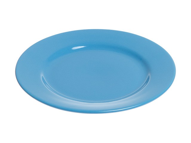 Купить тарелка обеденная керамическая, 241 мм, круглая, серия Лапсеки, синяя, PERFECTO LINEA (Супер цена!) (16-124401)