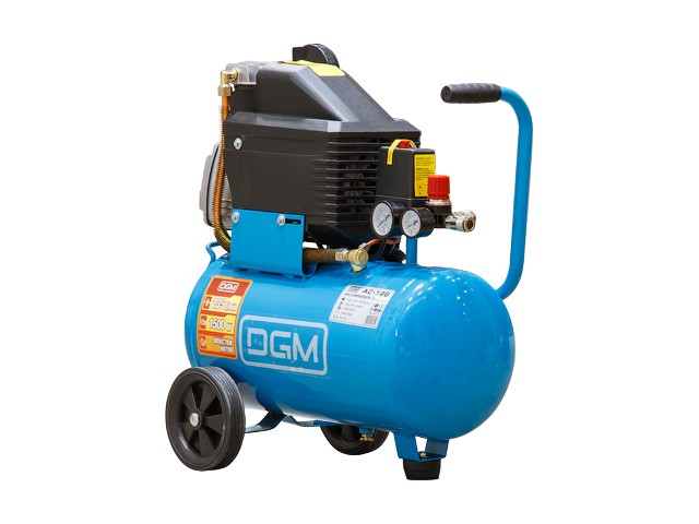 Купить компрессор DGM AC-126 (235 л/мин, 8 атм, коаксиальный, масляный, ресив. 24 л, 220 В, 1.50 кВт)