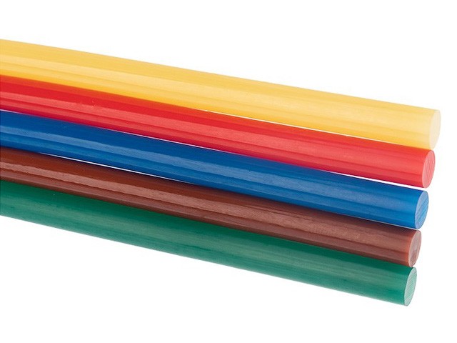 Купить стержни клеевые d=11,3 мм, L=270 мм, цветные (упак. 10 шт.) REXANT (09-1280)