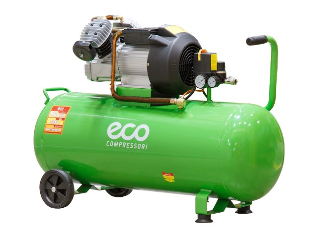 Купить компрессор ECO AE-1005-3 (440 л/мин, 8 атм, коаксиальный, масляный, ресив. 100 л, 220 В, 2.20 кВт)