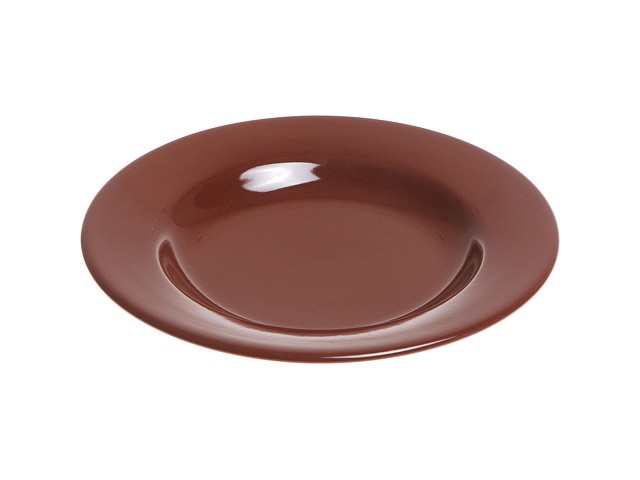 Купить тарелка глубокая керамическая, 211 мм, круглая, серия Лапсеки, шоколад, PERFECTO LINEA (Супер цена!) (17-121604)