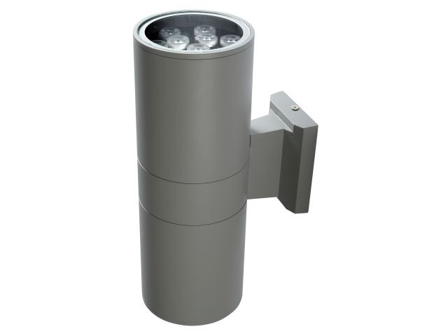 Купить светильник фасадный PWL-300110/30D 2x9w 6500K GR (серый) JAZZWAY (светодиодный, 1620 Лм) (2857941B)