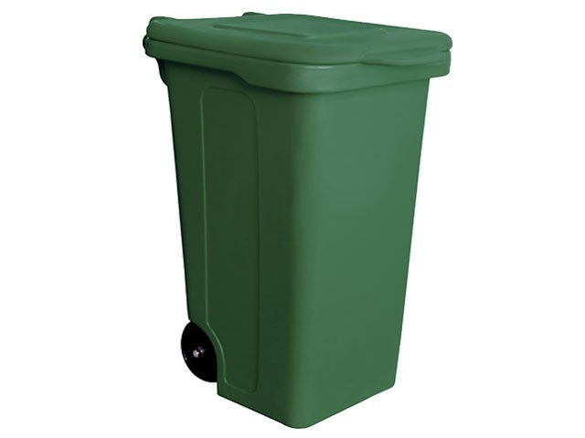 Купить контейнер для мусора пластик. 240л (зеленый) (830115) (БЗПИ)