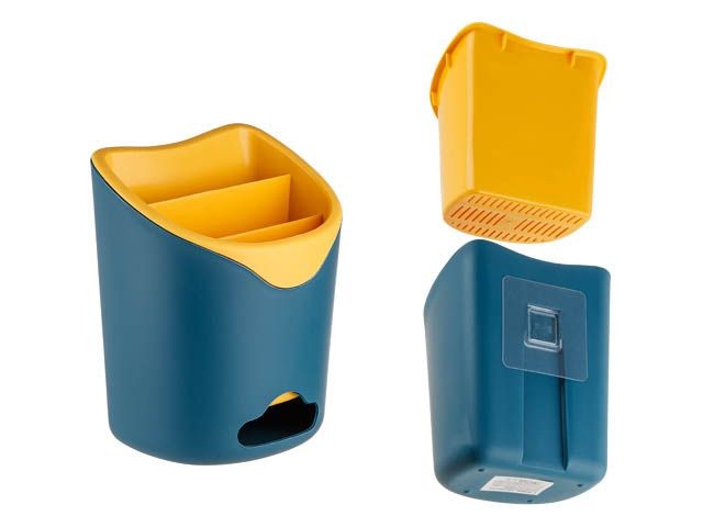 Купить подставка для столовых приборов, сине-желтая, PERFECTO LINEA (34-118167)