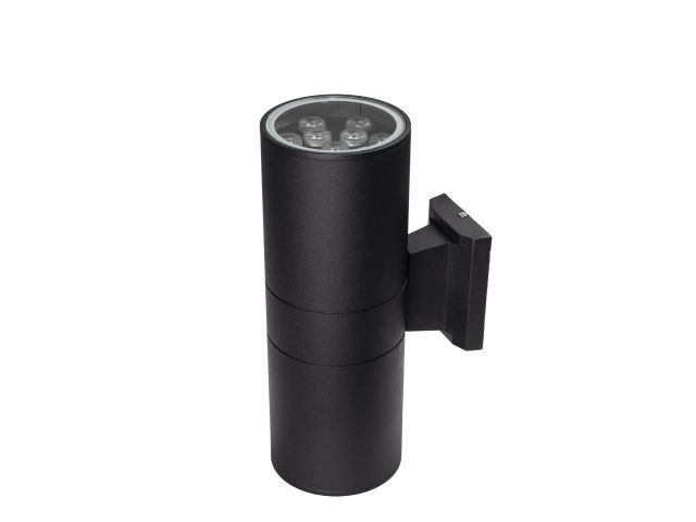 Купить светильник фасадный PWL-300110/30D 2x9w 6500K BL (черный) JAZZWAY (светодиодный,  1620 Лм) (2857927B)