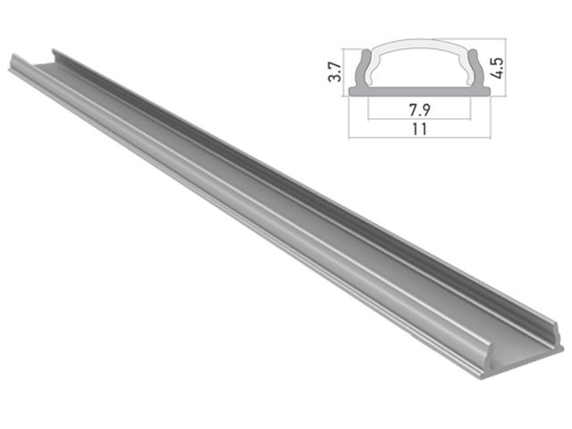 Купить профиль для светодиодной ленты гибкий PAL 1105 (2м) JAZZWAY (гибкий) (5009523)